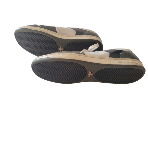 Creative Recreation Men's Gray White Leather Two Tone Lace Up Low Top‎ Sneaker - Picture 8 of 13